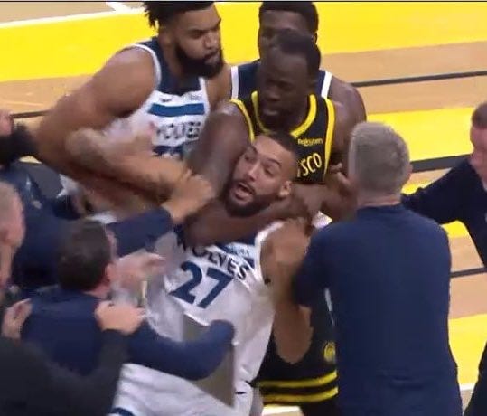 Putting Rudy Gobert in a headlock is self-sabotage, not self-care