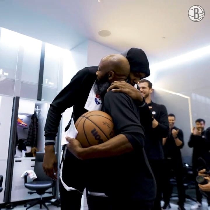 The Nets briefly step off of the rake