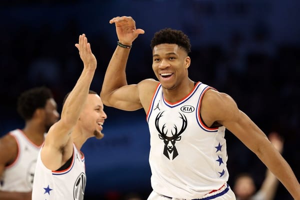 What's interesting about the Giannis and the Warriors